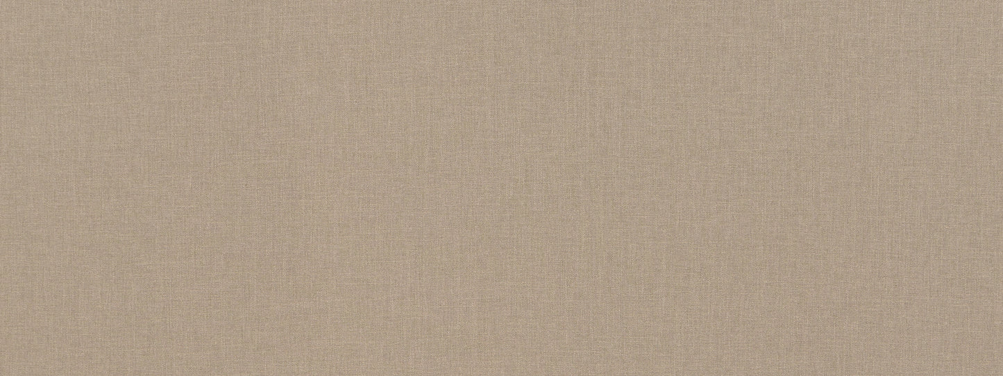 Beige linen-textured fabric background with subtle weave pattern.