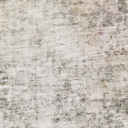 9' X 12' Blue And Beige Abstract Distressed Area Rug