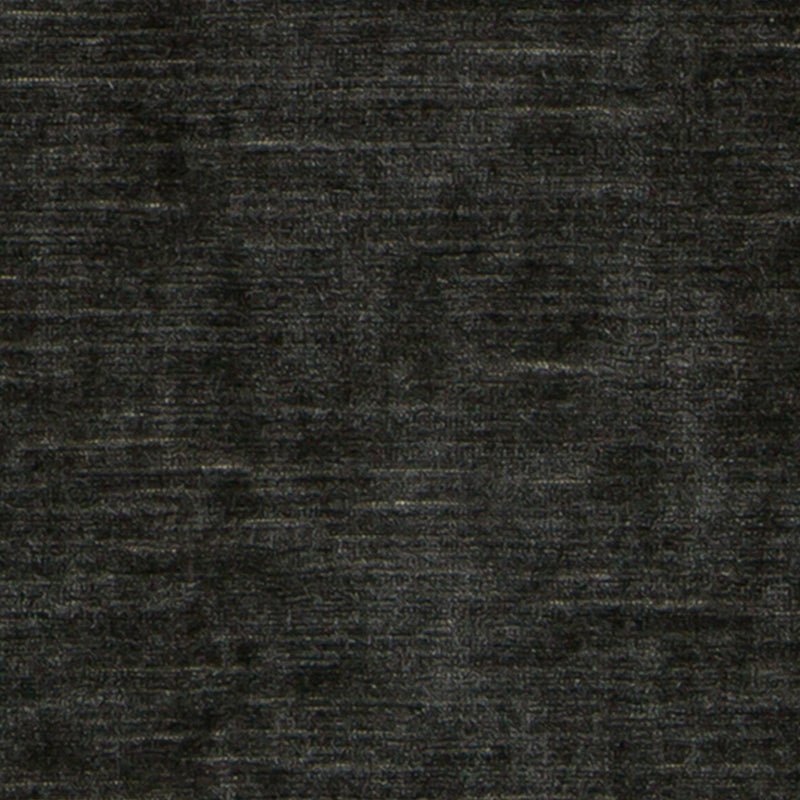 Close-up of dark charcoal textured fabric, soft, matte with subtle sheen, upholstery look.