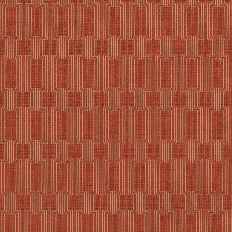 Duralee Monogram Hu16236 | 219-Cinnamon  Upholstery     - 509810