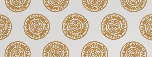 Robert Allen Folk Emblem | Butternut  Upholstery     - 509815