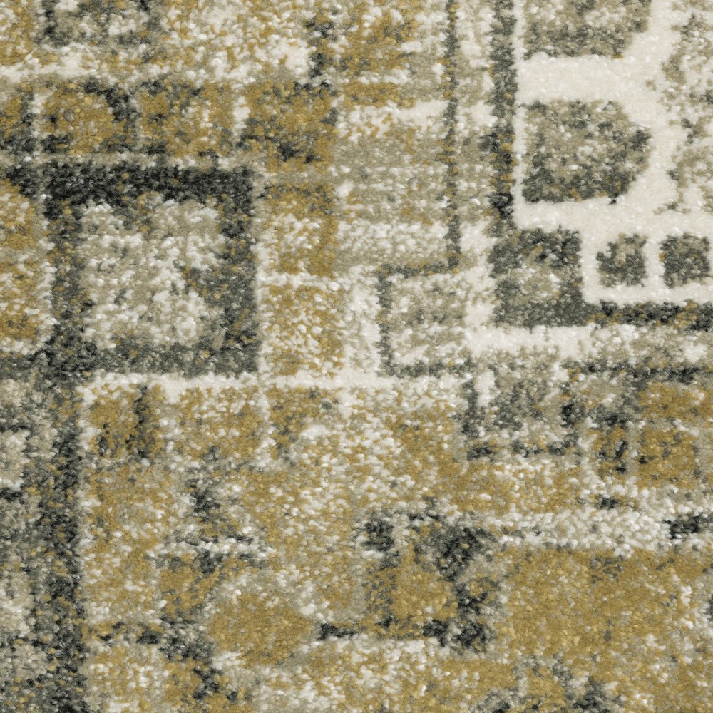 8' X 10' Gray And Blue Oriental Area Rug