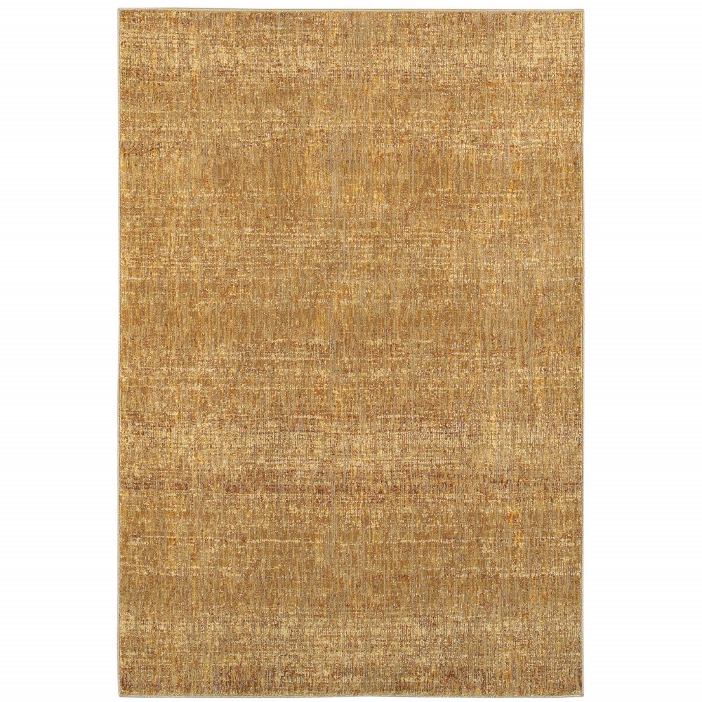 10' X 13' Brown Power Loom Area Rug