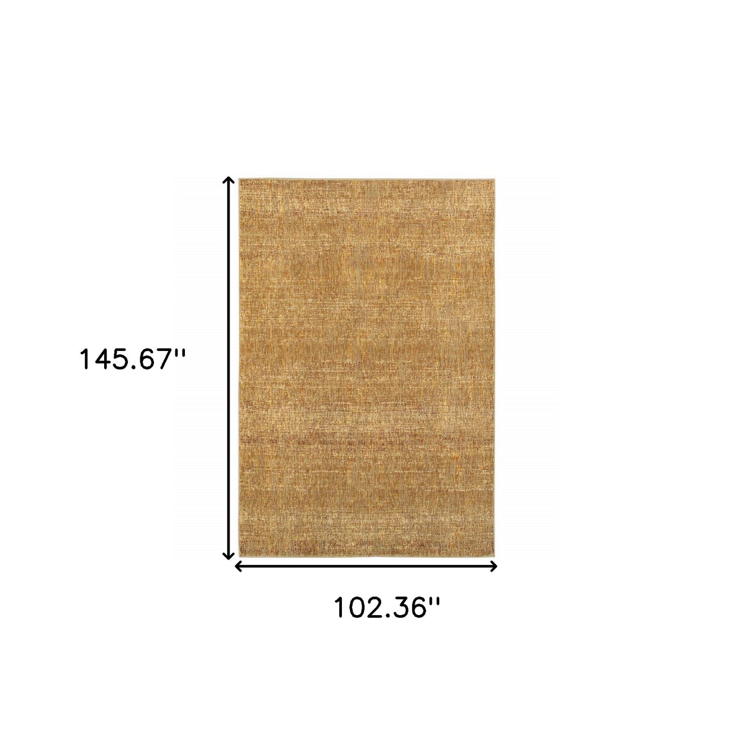 9' X 12' Brown Power Loom Area Rug