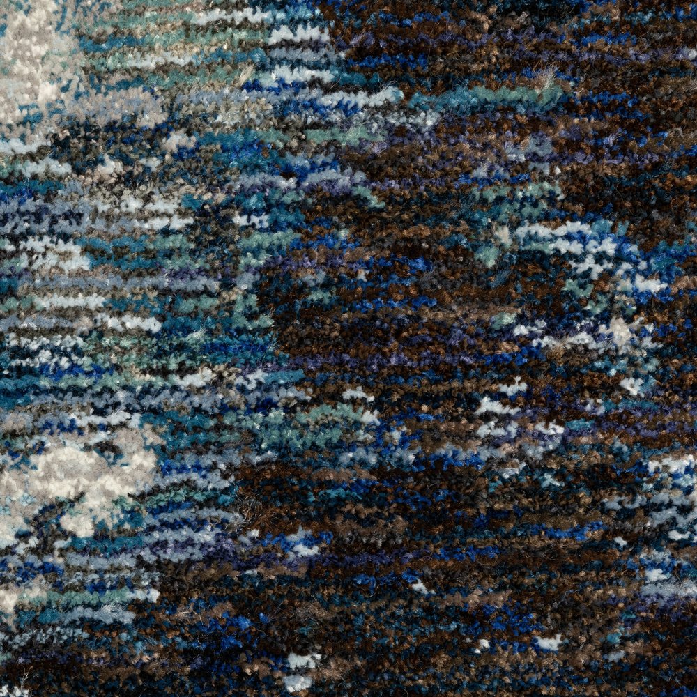 2' X 3' Gray Abstract Power Loom Area Rug