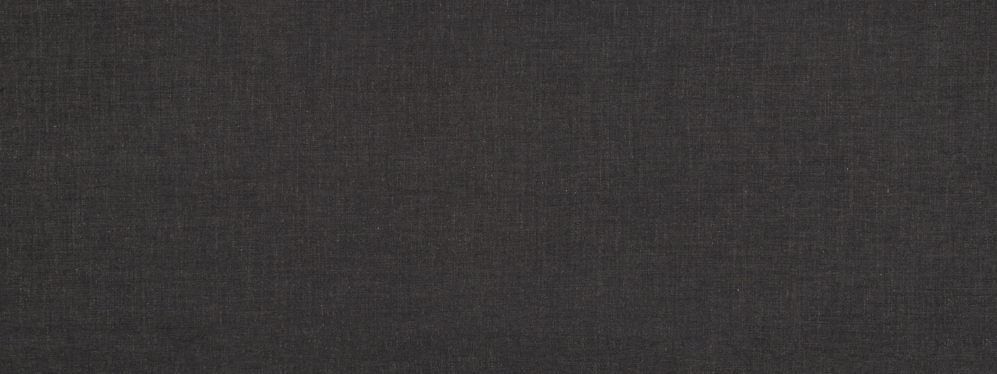 Charcoal grey fabric texture with fine weave, close-up swatch.