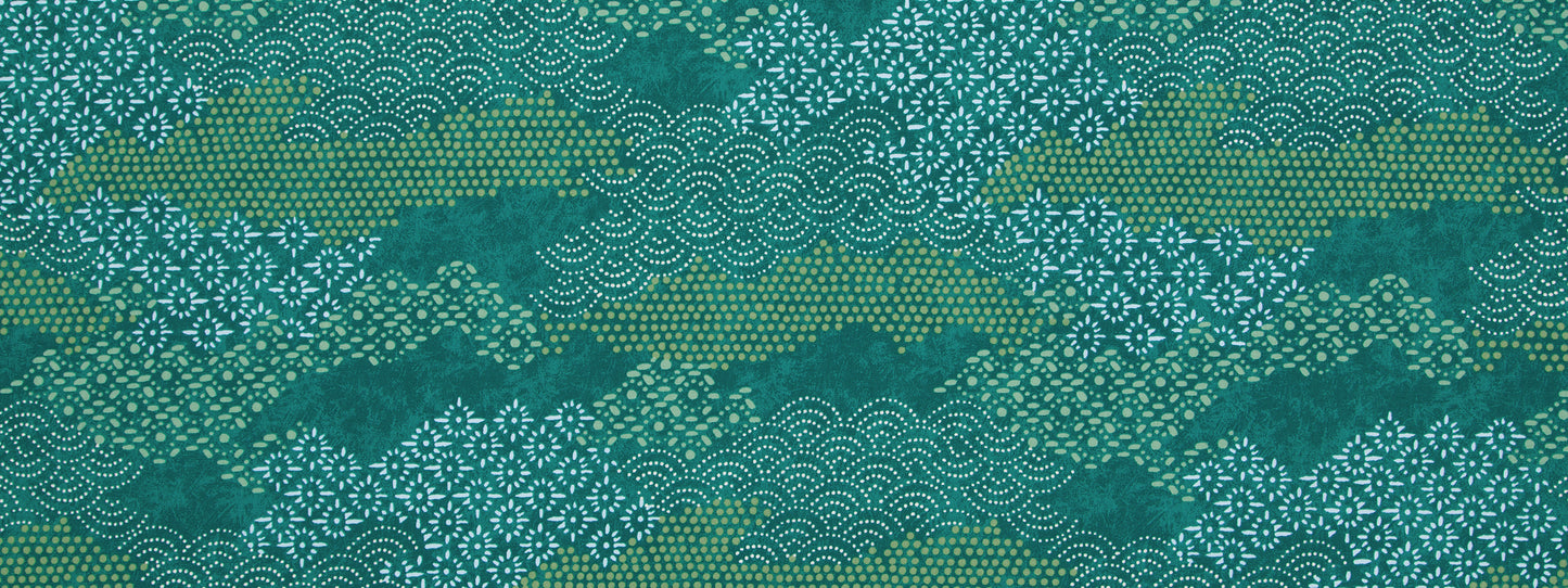 Robert Allen @ Home Cotton House | Marrakech Green  Print     - 510565