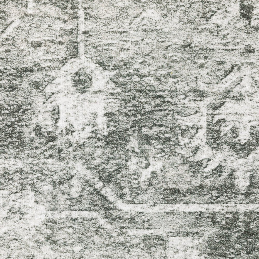 8' X 10' Sage Green Oriental Non Skid Area Rug