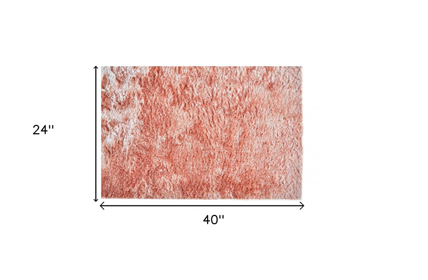 2' X 3' Black Shag Tufted Handmade Area Rug