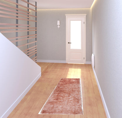 2' X 3' Black Shag Tufted Handmade Area Rug