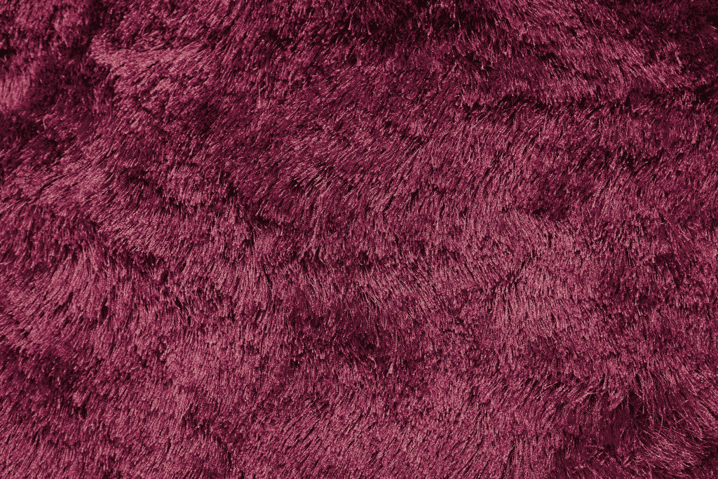 2' X 3' Black Shag Tufted Handmade Area Rug