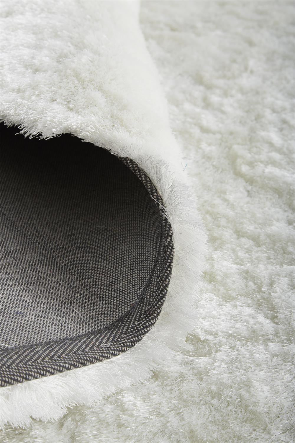 2' X 3' Black Shag Tufted Handmade Area Rug