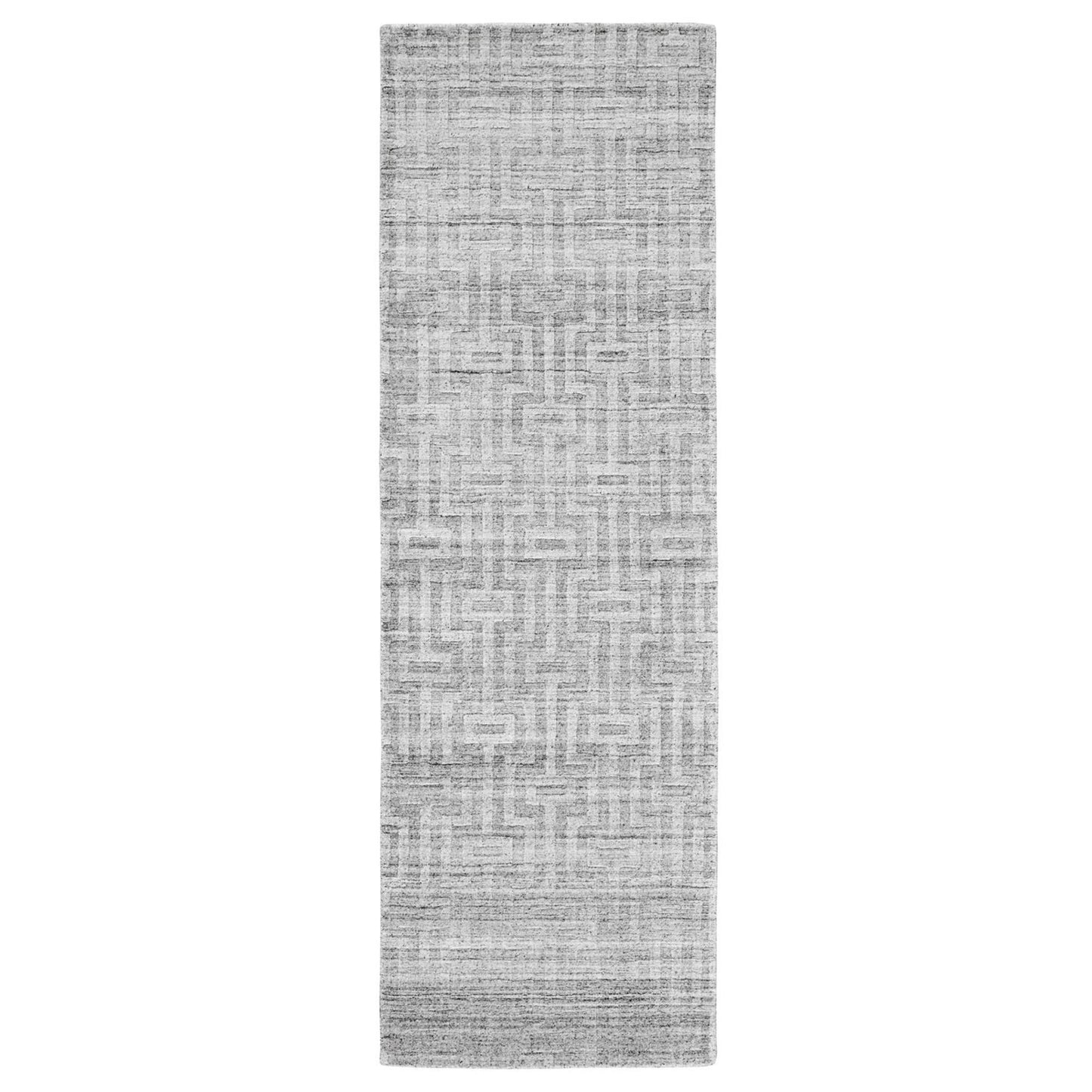 5' X 8' Silver Floral Hand Woven Area Rug