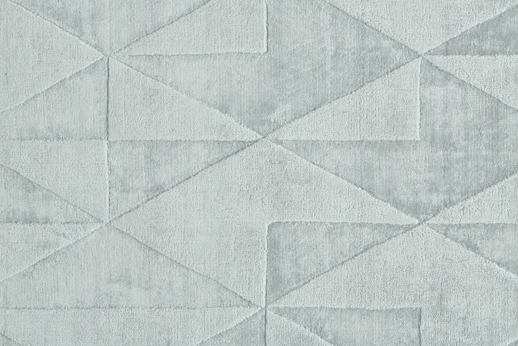 5' X 8' Taupe Geometric Hand Woven Area Rug