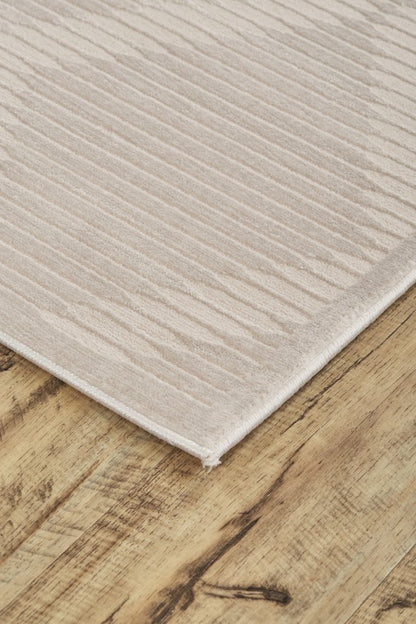 5' X 8' Ivory Geometric Area Rug