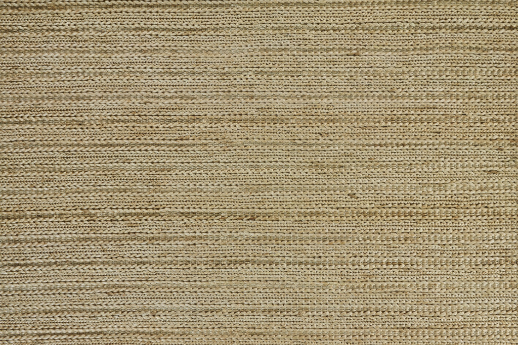 5' X 8' Tan Ivory And Taupe Hand Woven Area Rug