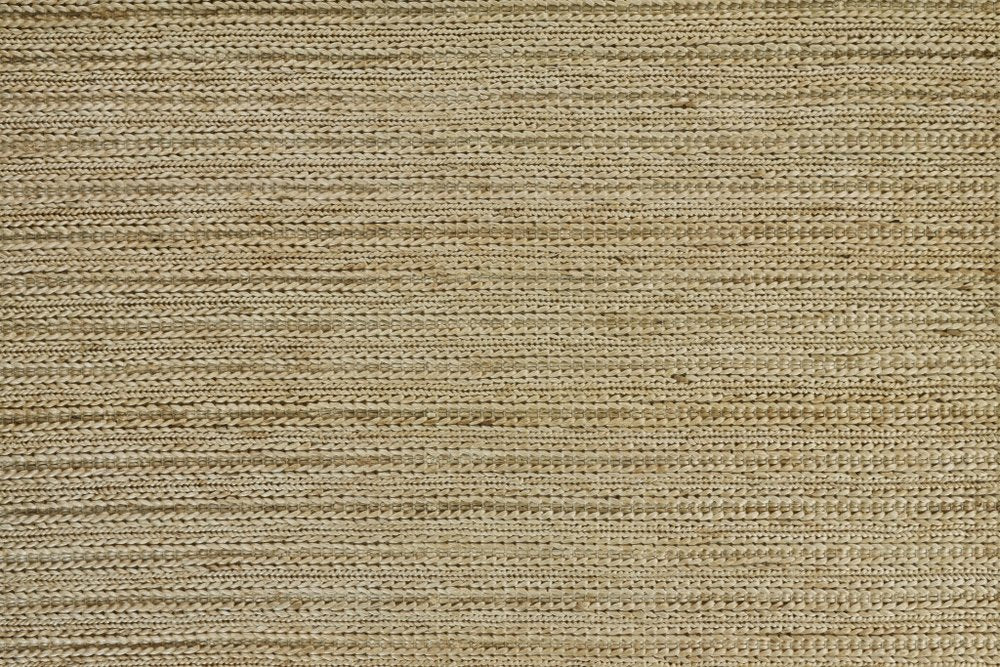 5' X 8' Tan Ivory And Taupe Hand Woven Area Rug