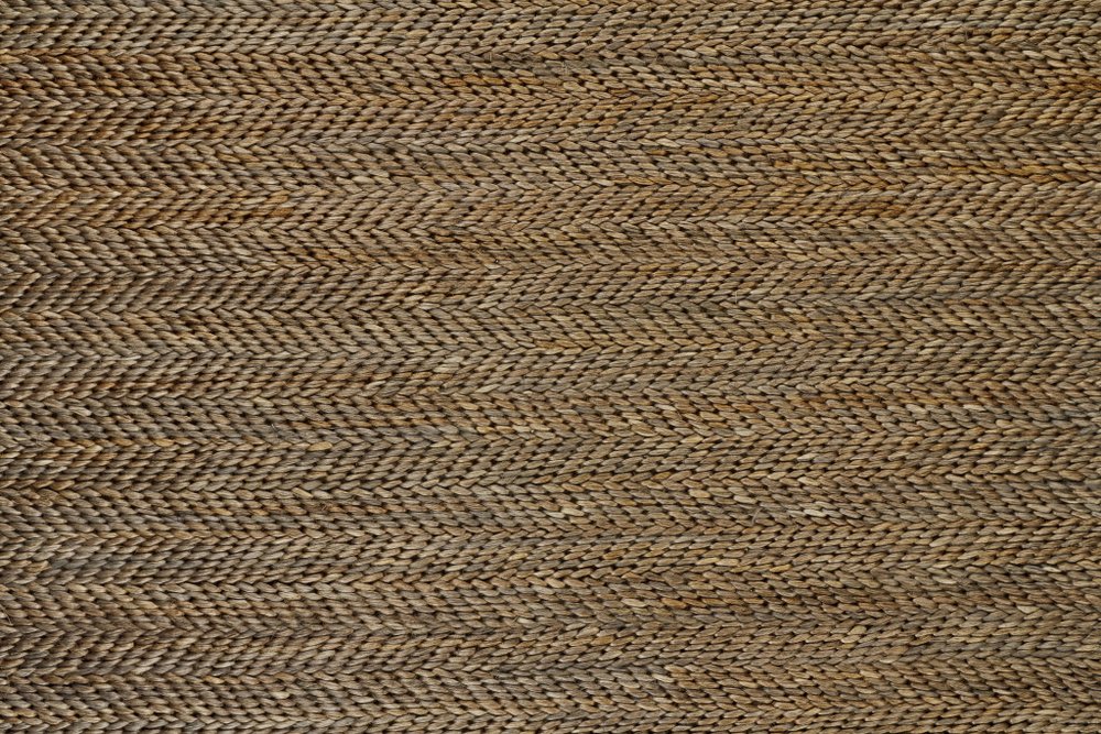 5' X 8' Tan And Gray Hand Woven Area Rug