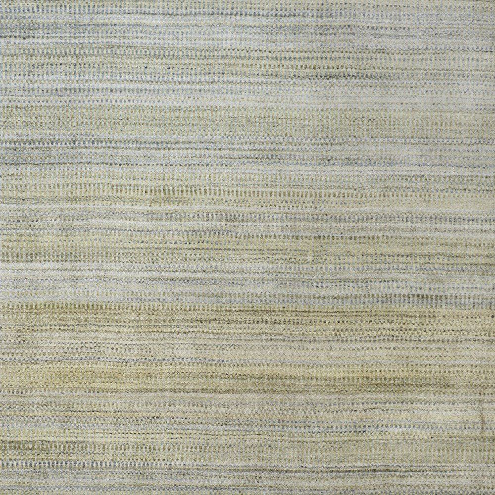 7' X 10' Gold Ivory and Gray Abstract Area Rug