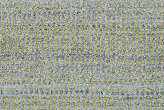 5' X 8' Blue and Green Ombre Hand Woven Area Rug