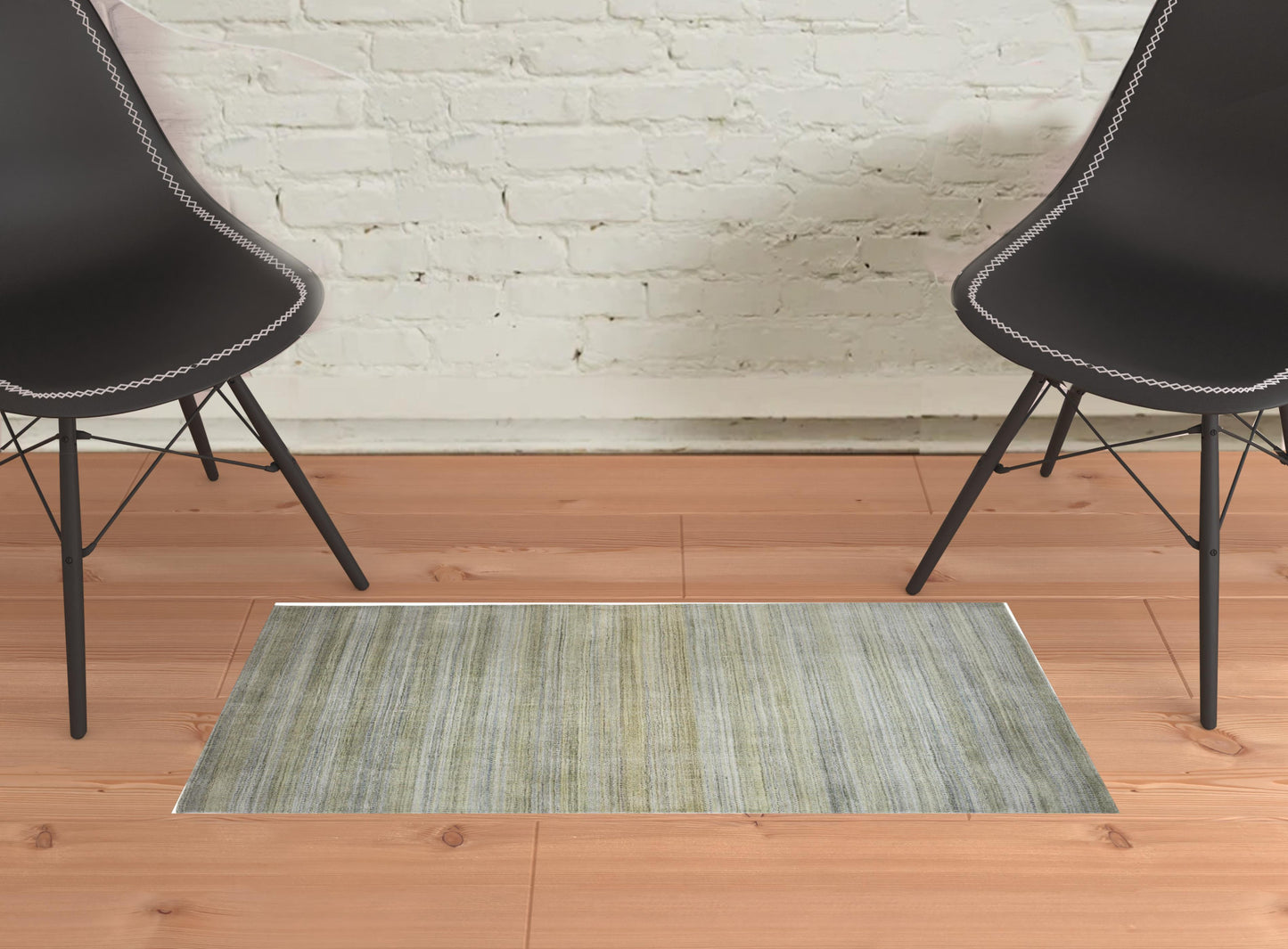 5' X 8' Gold Ivory And Gray Abstract Stain Resistant Area Rug