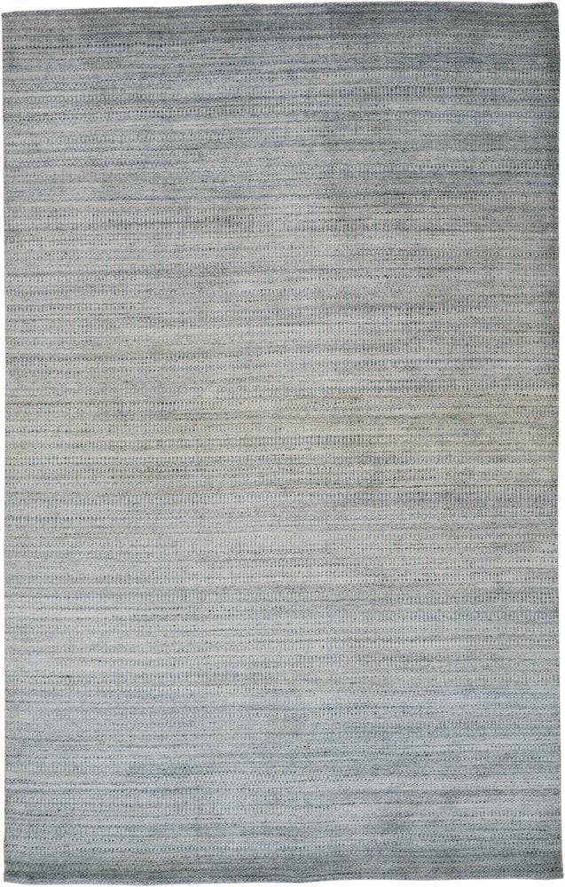 7' X 10' Gold Ivory and Gray Abstract Area Rug