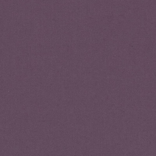 Muted purple woven fabric with fine texture; solid color suitable for upholstery or apparel.