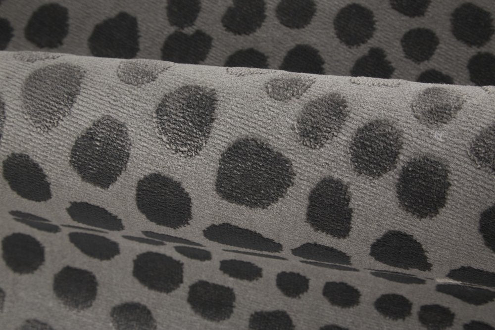 2' X 3' Gray And Silver Abstract Area Rug