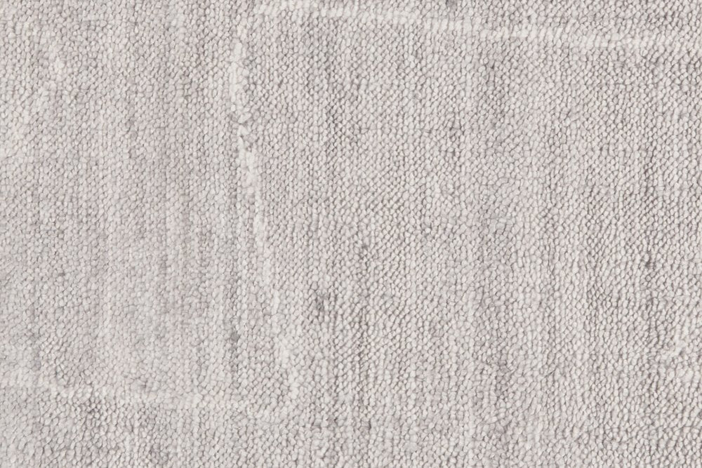 4' X 6' Gray and Ivory Abstract Hand Woven Area Rug