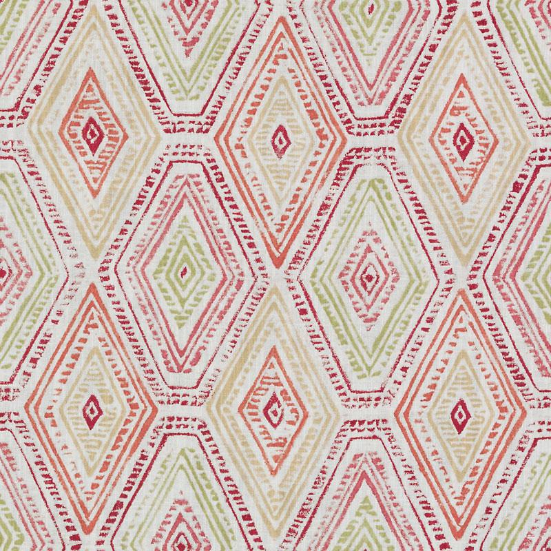 Duralee Dp61708 | 192-Flame  Print     - 511934