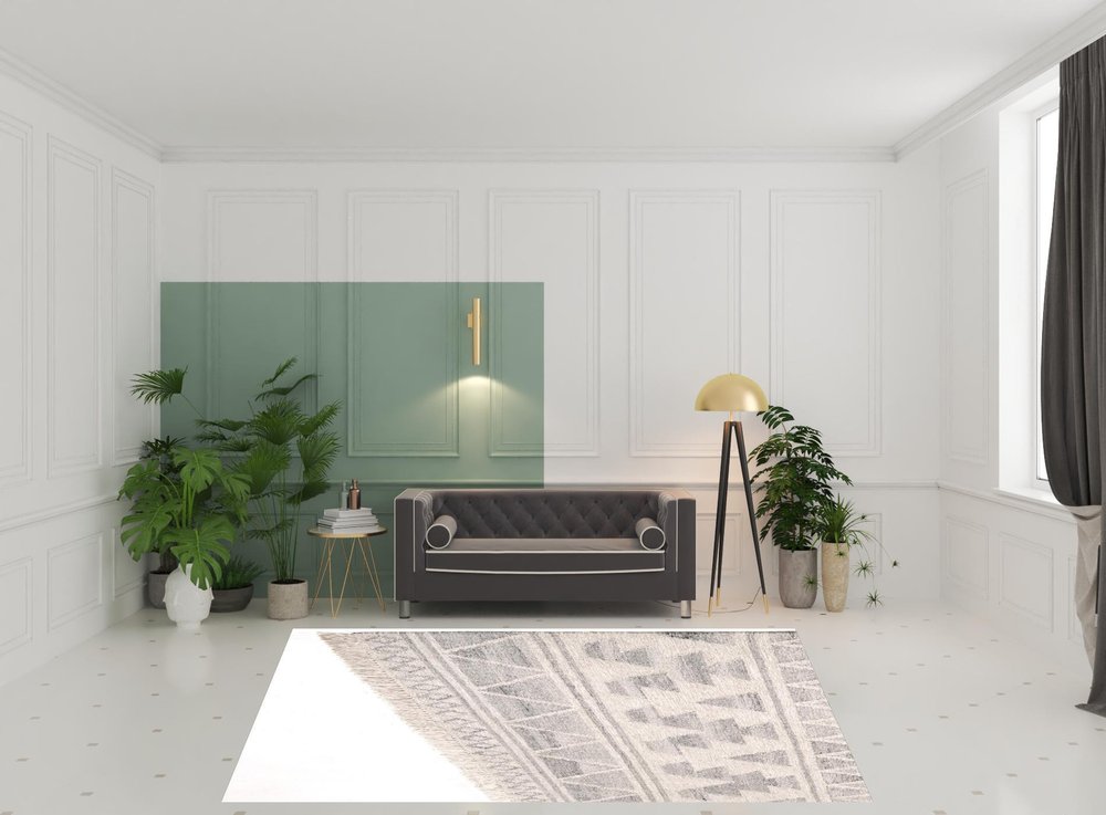 10' X 14' Blue and Ivory Wool Geometric Flatweave Handmade Area Rug With Fringe