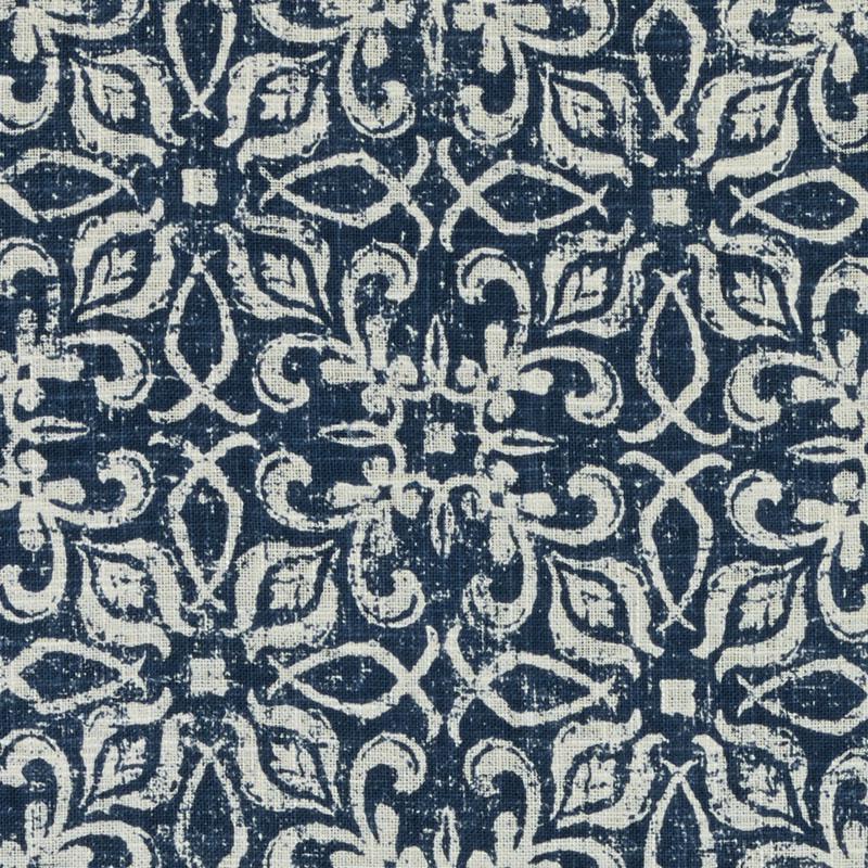 Duralee Dp61717 | 197-Marine  Print     - 512011