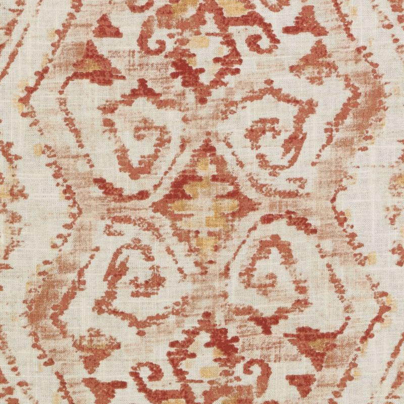 Duralee Dp61720 | 192-Flame  Print     - 512033