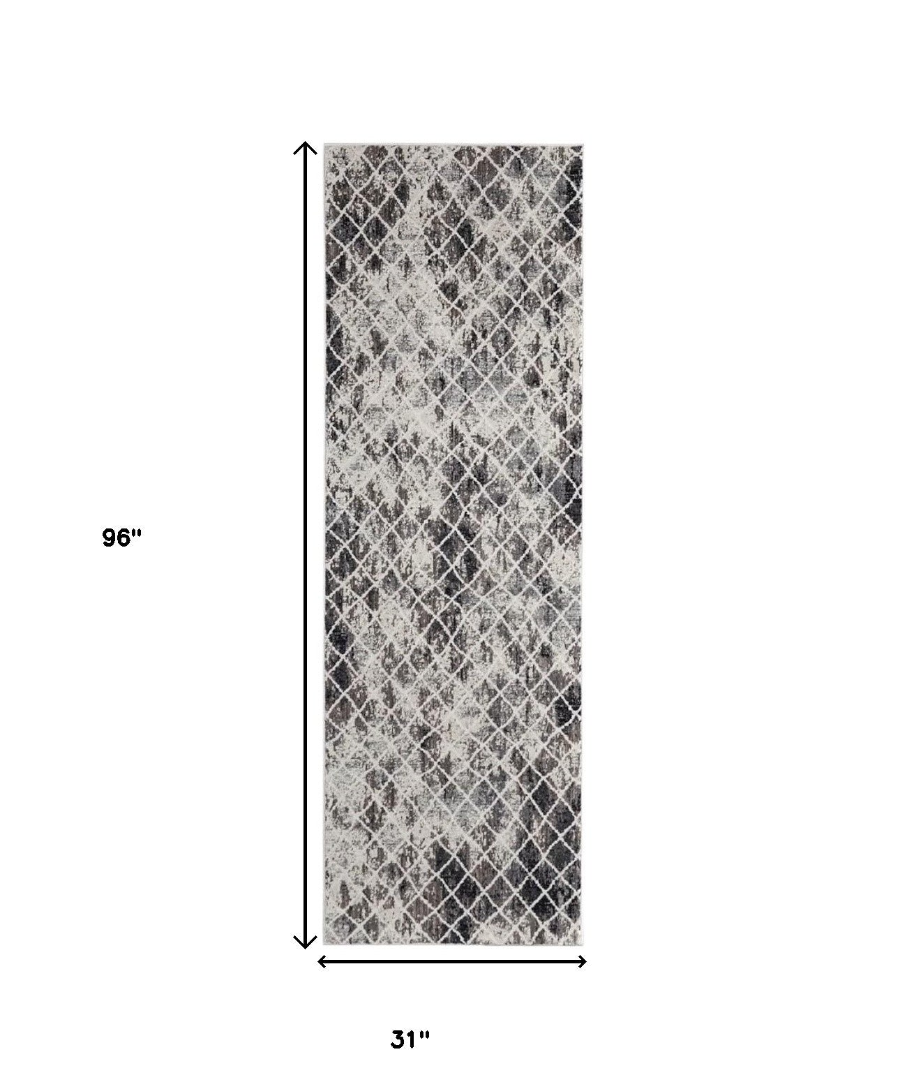 4' X 6' Ivory Gray And Taupe Abstract Stain Resistant Area Rug