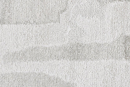 5' X 8' Taupe And Gray Abstract Hand Tufted Area Rug