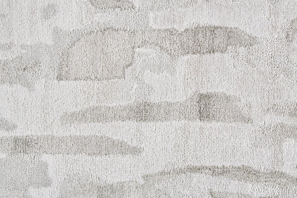 5' X 8' Taupe And Gray Abstract Hand Tufted Area Rug