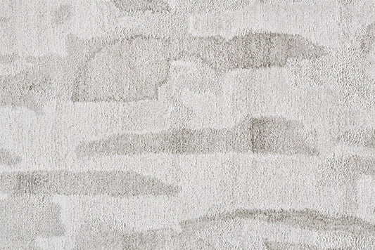 5' X 8' Taupe And Gray Abstract Hand Tufted Area Rug