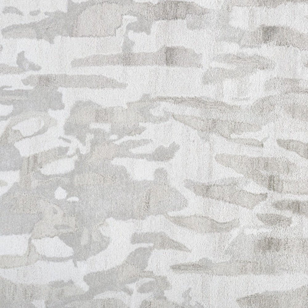 5' X 8' Taupe And Gray Abstract Hand Tufted Area Rug