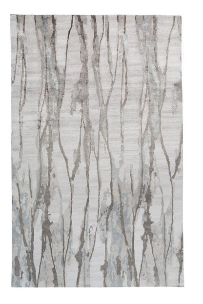 8' X 10' Taupe Ivory And Gray Abstract Tufted Handmade Area Rug