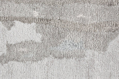 8' X 10' Taupe Ivory And Gray Abstract Tufted Handmade Area Rug