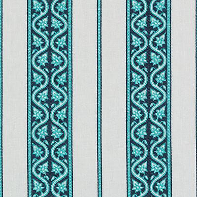Robert Allen Le42614 | 11-Turquoise  Print     - 512354