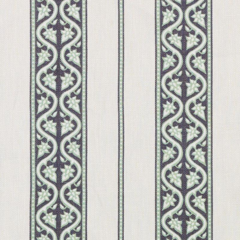 Robert Allen Le42614 | 156-Black Green  Print     - 512356