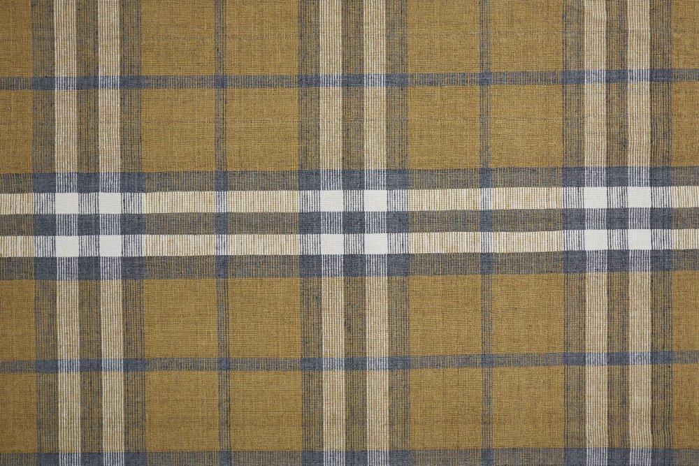 8' X 10' Blue and White Abstract Hand Woven Area Rug