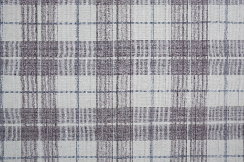 4' X 6' Gray Taupe And Ivory Abstract Hand Woven Stain Resistant Area Rug