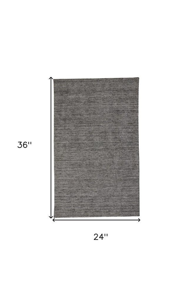 5' X 8' Pink and Ivory Hand Woven Area Rug