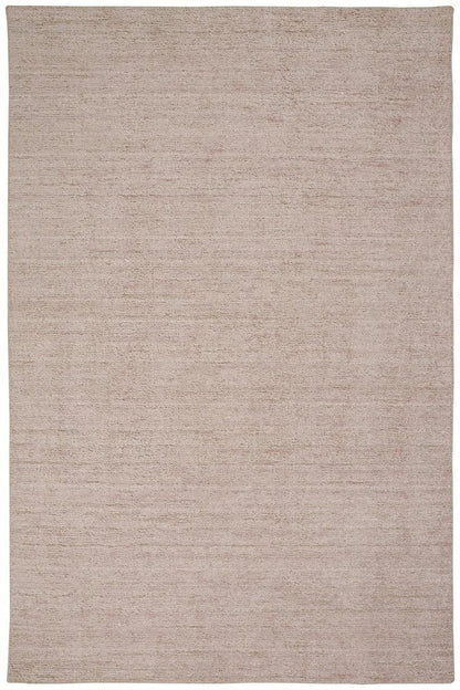 5' X 8' Pink and Ivory Hand Woven Area Rug