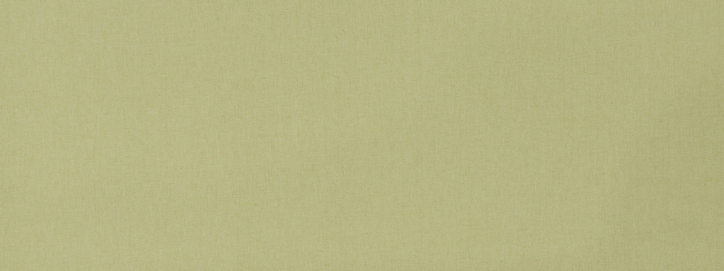Soft celery-colored woven fabric texture with visible weave.