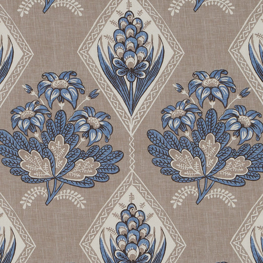 Duralee Monogram Be42621 | 118-Linen  Print     - 512627