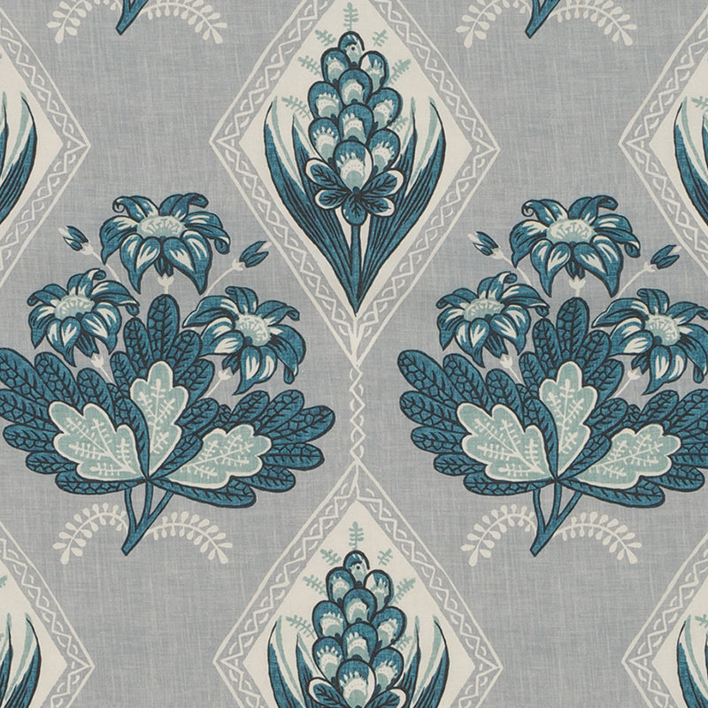 Duralee Monogram Be42621 | 619-Seaglass  Print     - 512630