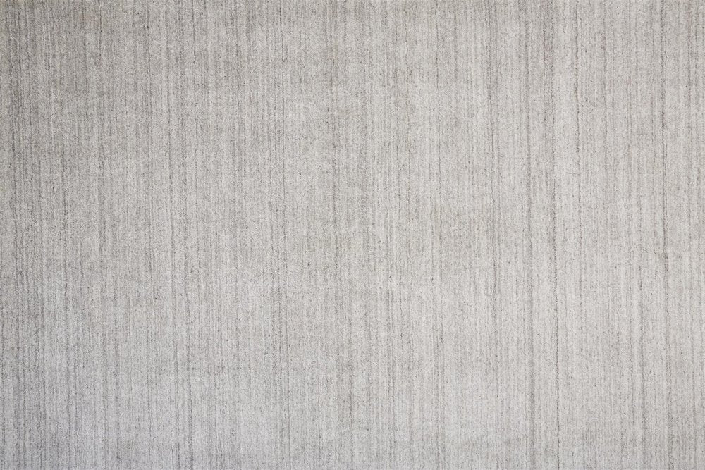 10' X 13' Gray Blue And Black Wool Hand Knotted Stain Resistant Area Rug